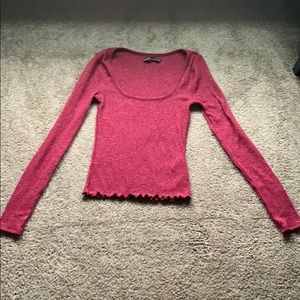 glittery abercrombie and fitch crop